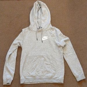 Nike Grey Hooded Sweatshirt